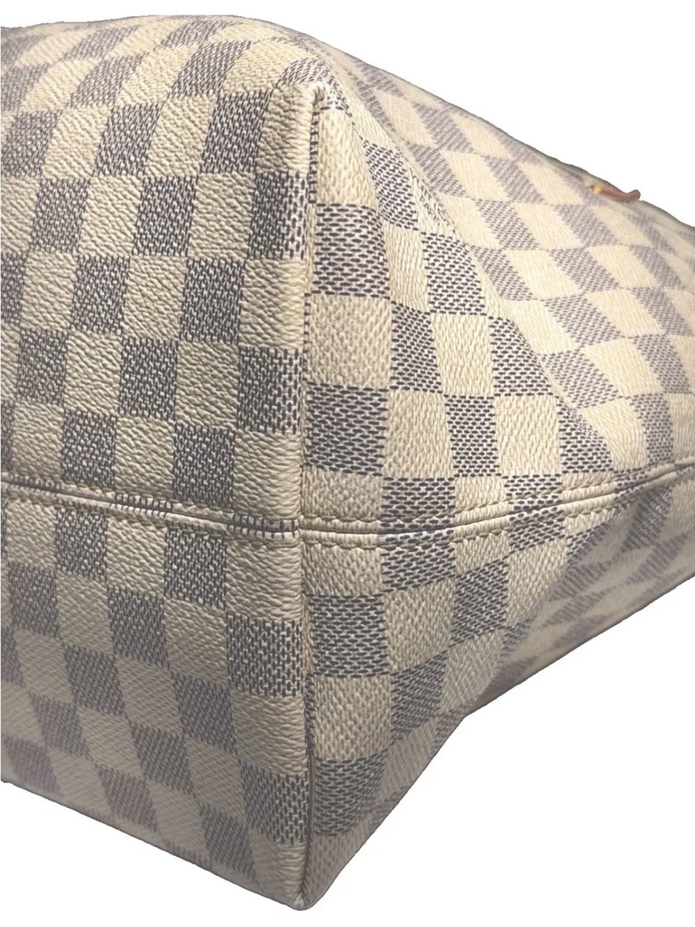 LOUIS VUITTON IENA Damier  Azur MM Tote Bag with zipper